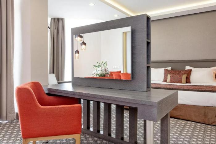 Salamis Bay Conti Resort Hotel & Casino ファマグスタ 部屋 写真 A room at the hotel